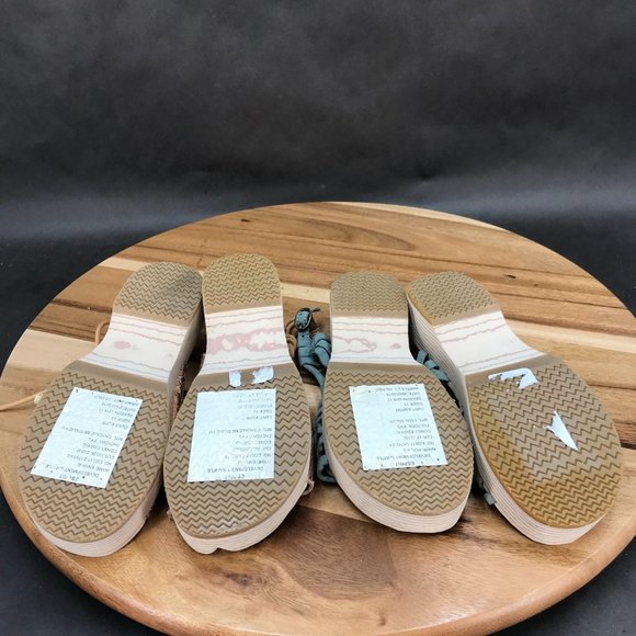 Esprit Blue Gold Strappy Sandals - 2 Pack - Little Girls Size 13 - Picture 5 of 7